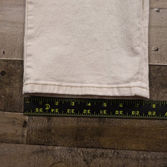 Kut from the Kloth jeans Christine Straight Leg women's 10 cream - Picture 10 of 15